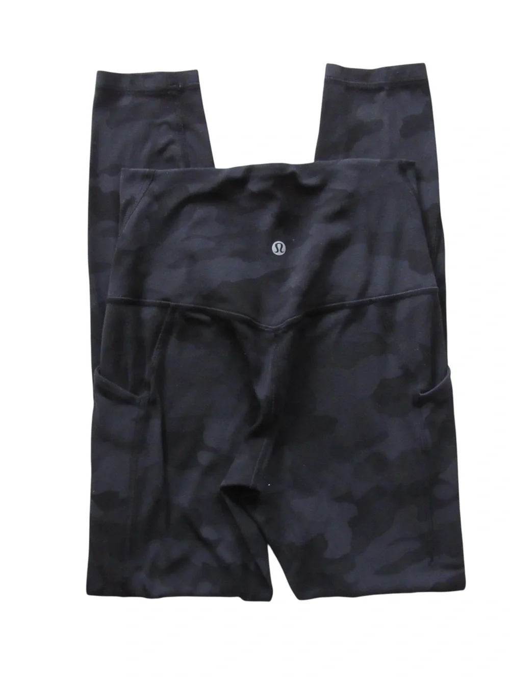 Lululemon Align High Rise Pant with Pockets 4 Camo Black 25 Inch Inseam Nulu